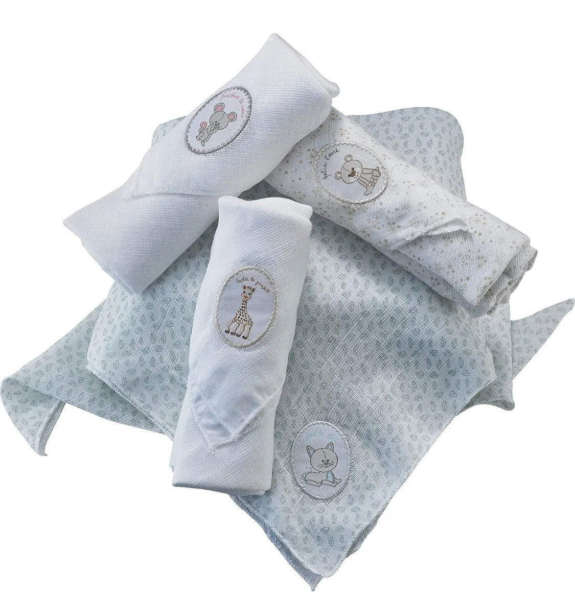 Sophie la girafe - Set of 4 Muslins